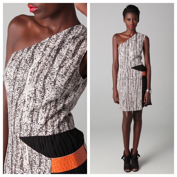 Sachin + Babi one shoulder cocktail dress - Picture 4 of 5